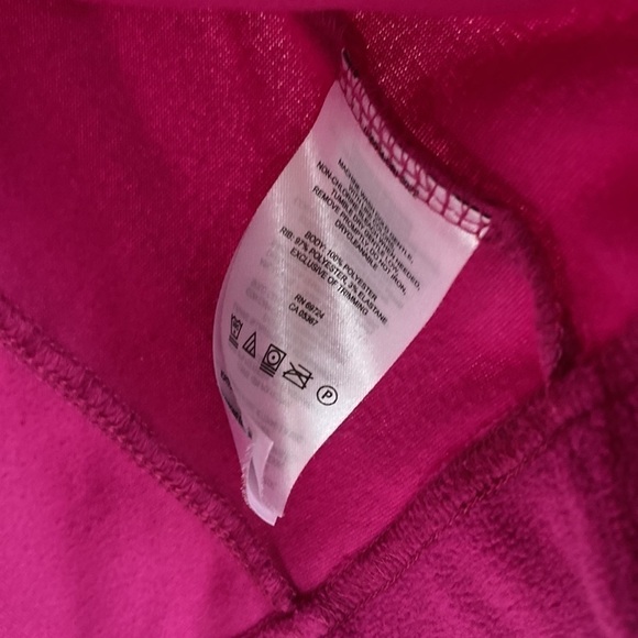 Columbia Polartech Lightweight Fleece Pullover Sweatshirt Hooded Pink Small - Picture 4 of 8
